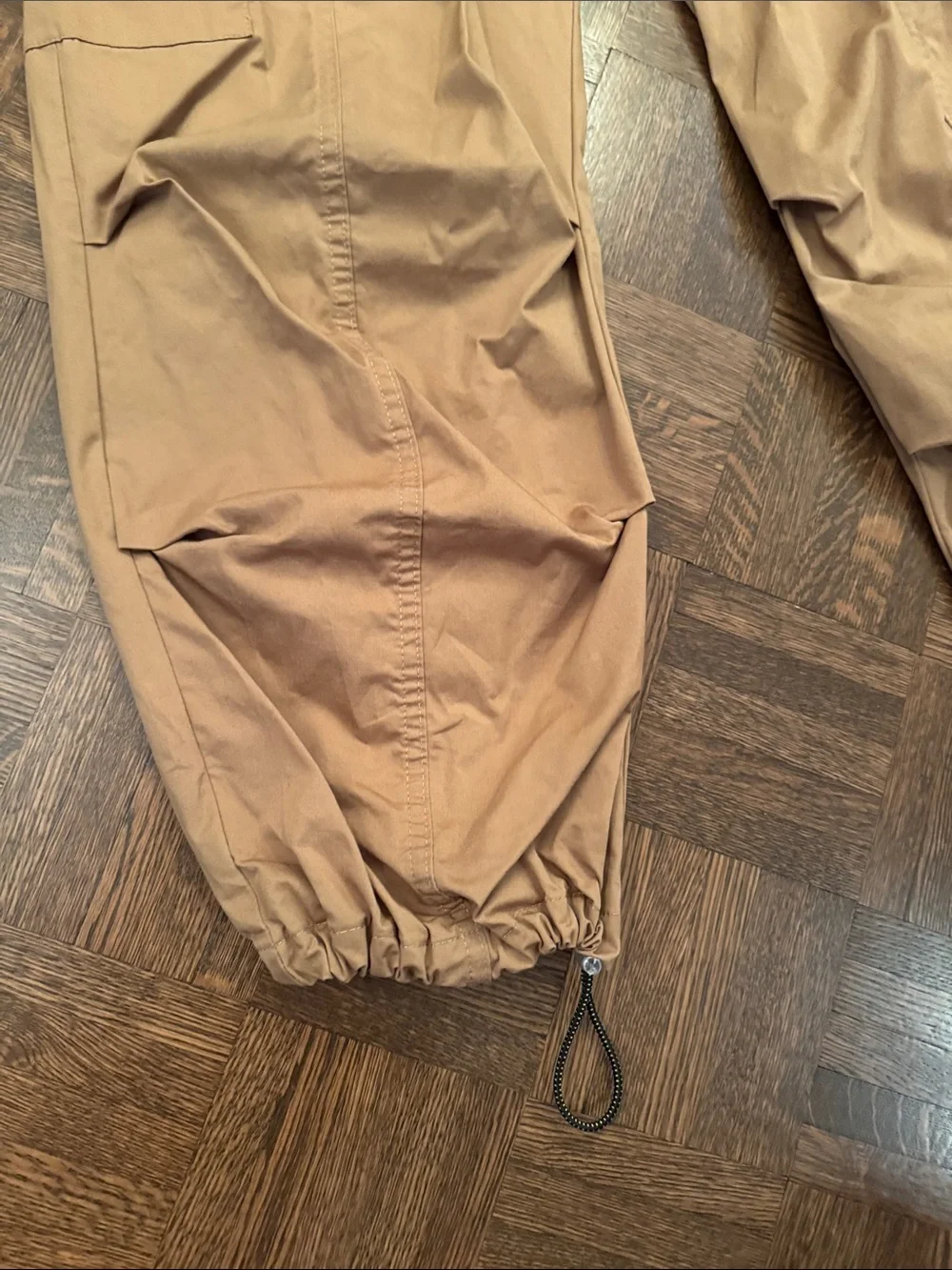 Zara Tan Cargo Jogger Pants size XS - Picture 2 of 7